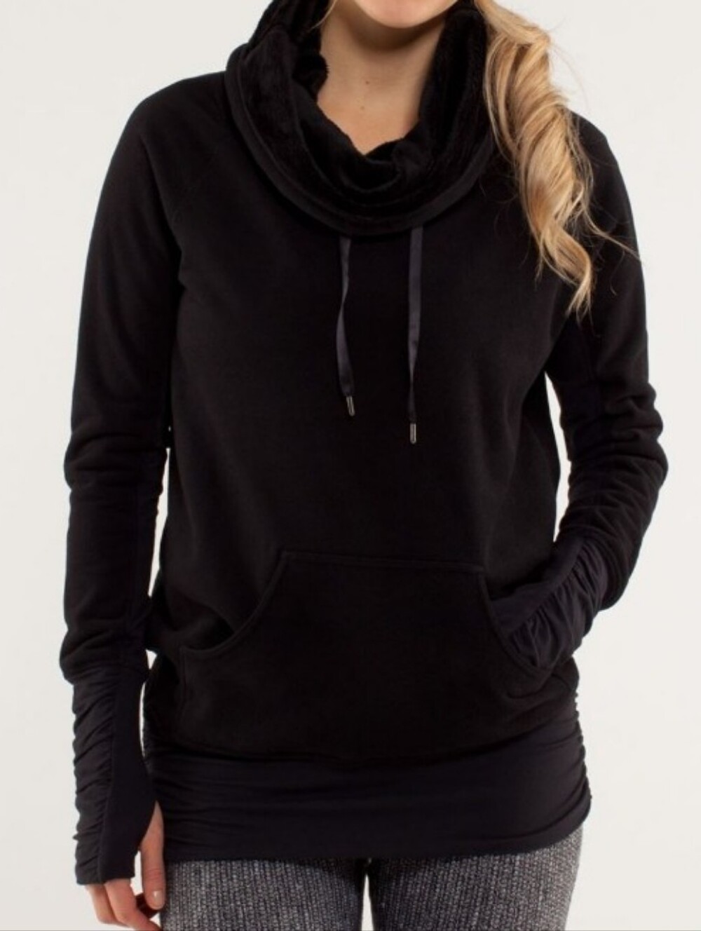 Lululemon Don't Hurry Be Happy PulloverBlack - 12